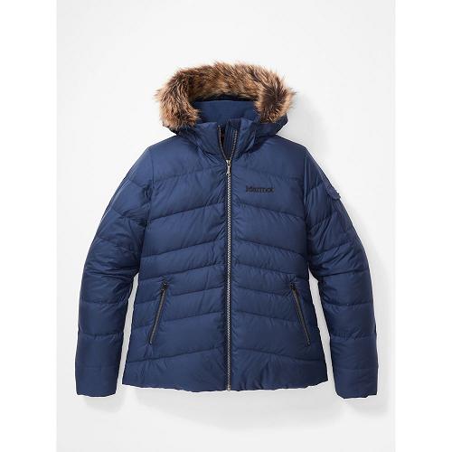 Marmot Down Jacket Navy NZ - Ithaca Jackets Womens NZ2076439